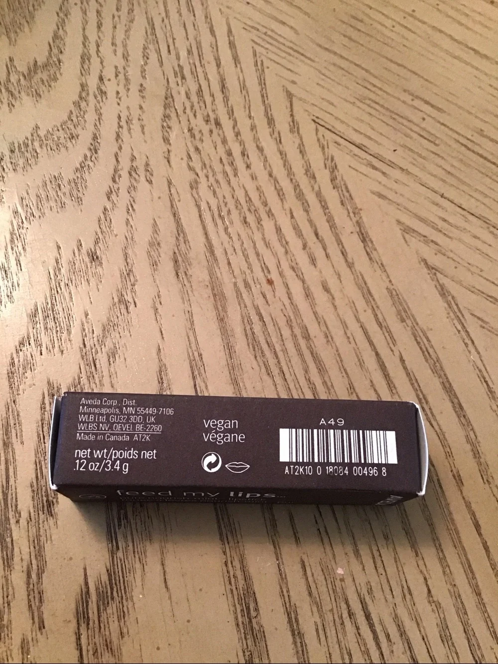 AVEDA feed my lips lipstick pure nourish-mint #10 honey ginger